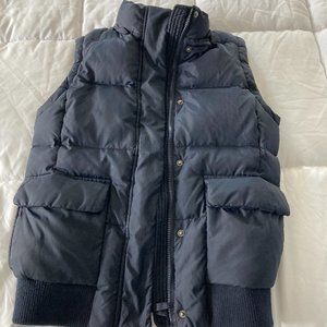 Navy Blue Women's Gap Puffer Vest Size - XS